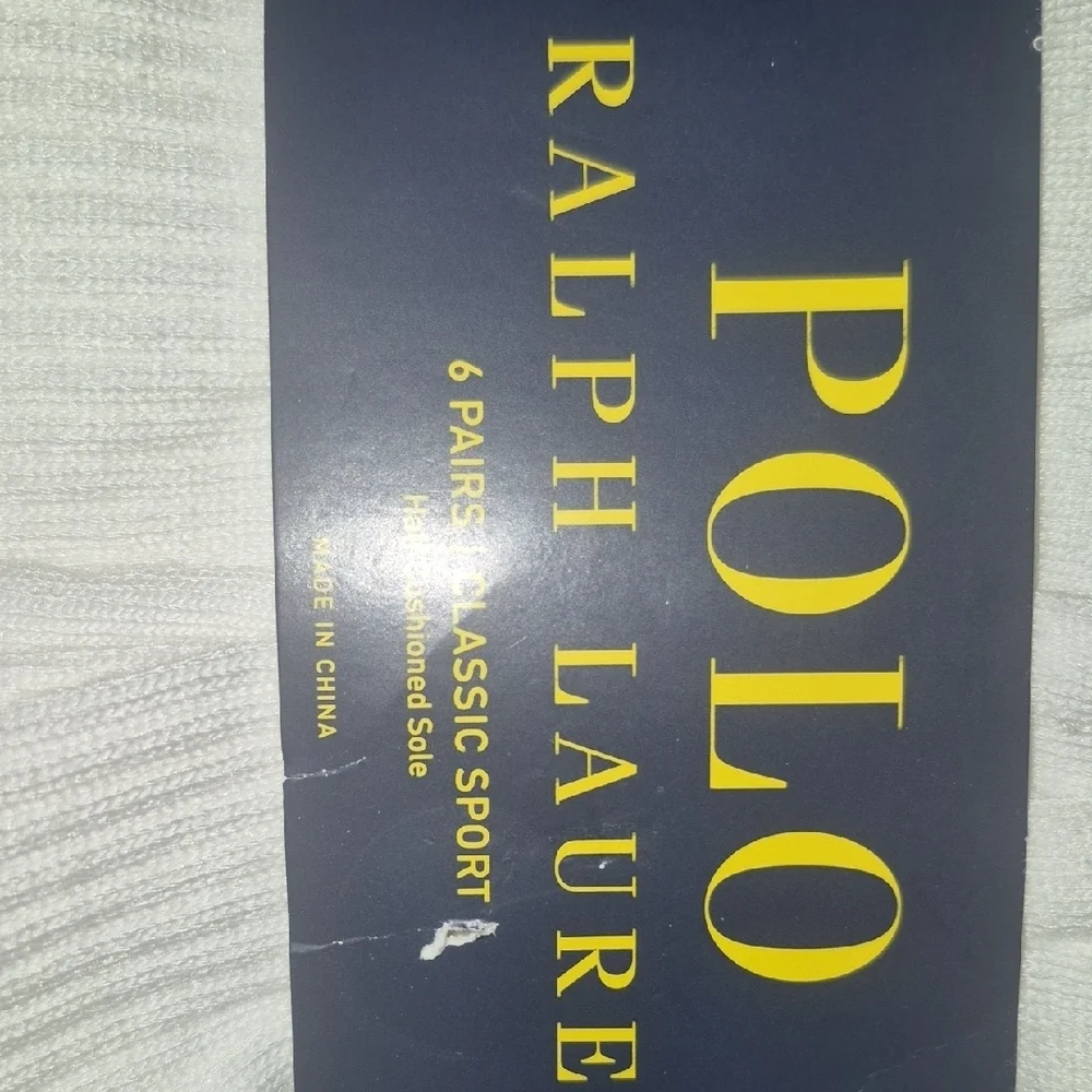 Polo by Ralph Lauren Classic White Athletic Socks